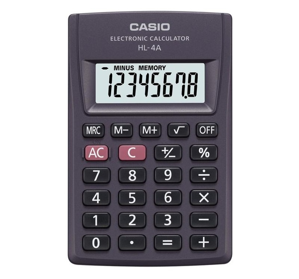 Калькулятор карманный Casio HL-4А 8-разрядный